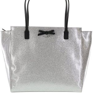 Kate Spade Mavis Street Large Glitter Tote